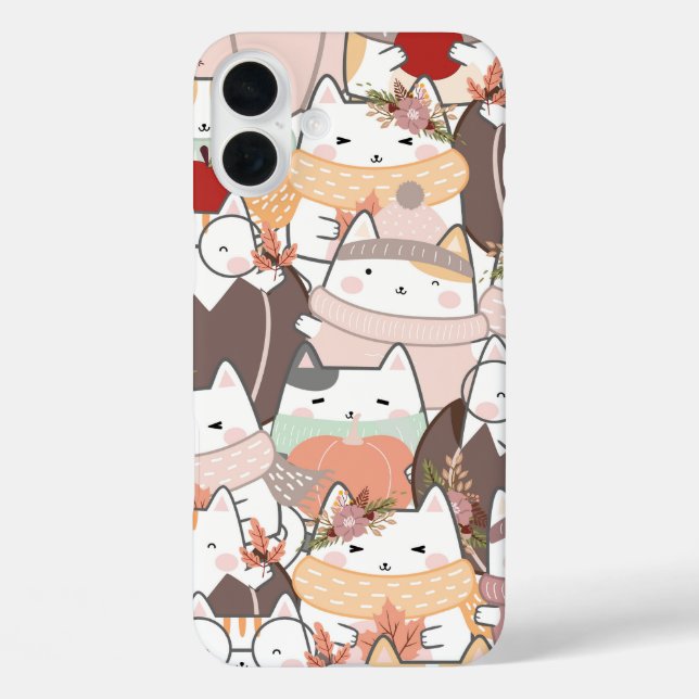 Abstract Animal Figures Design Case-Mate iPhone Case (Back)