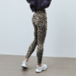 Abstract Animal Leopard Skin Fur Pattern Printed Leggings<br><div class="desc">A fashionable and trendy abstract pattern inspired of leopard skin.</div>