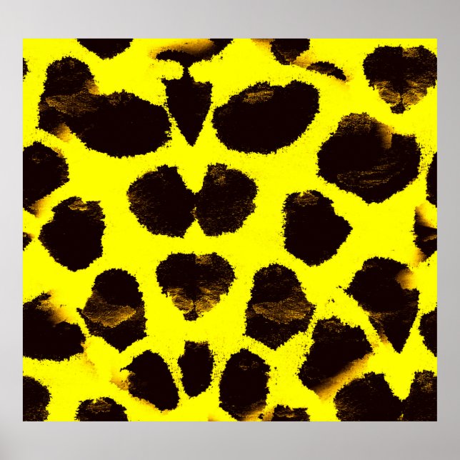 Abstract Animal Print Leopard Watercolor (Front)