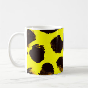 Abstract Animal Print Leopard Watercolor Coffee Mug