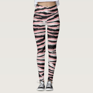 Abstract Animal Skin Seamless Print Leggings