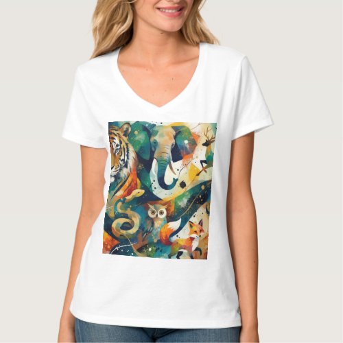 Abstract Animal T-Shirt