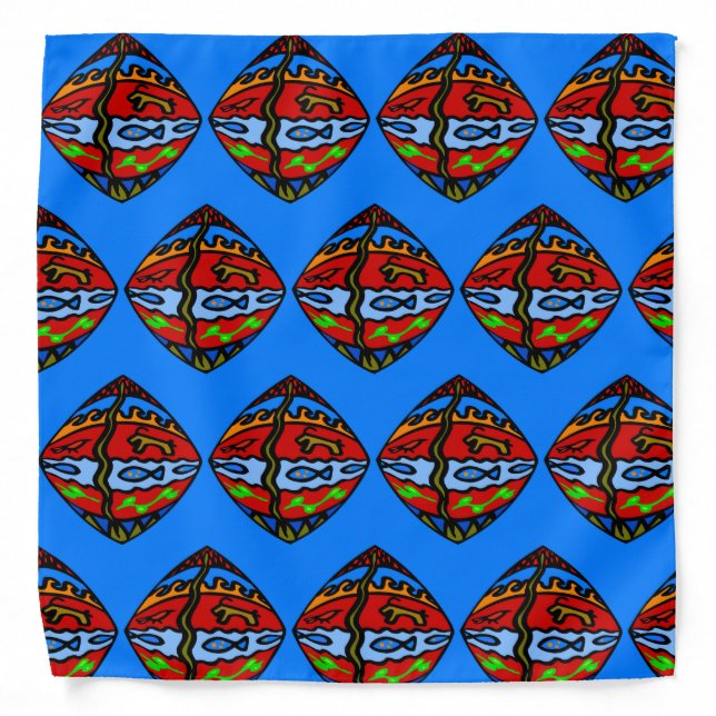 Abstract Animals Bandana (Front)
