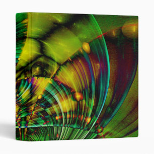 Abstract Apophysis Fractal II 3 Ring Binder