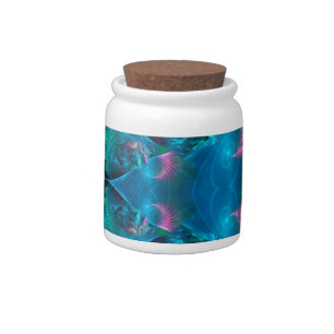 Abstract Apophysis Fractal III Candy Jar