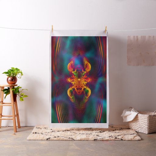 Abstract Apophysis Fractal XI + your idea Fabric
