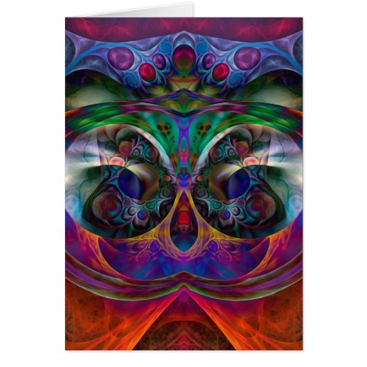 Abstract Apophysis Owl I Cards (Front)