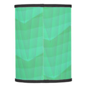 Abstract Aquamarine Wavy and Lines Pattern Lamp Shade (Back)