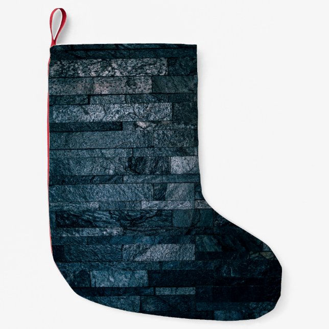 Abstract architecture background small christmas stocking (Front)