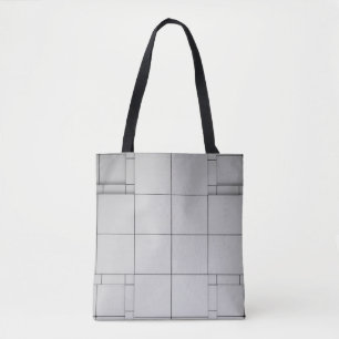 Abstract architecture contemporary tote bag