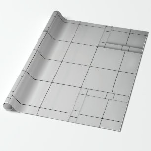 Abstract architecture contemporary wrapping paper