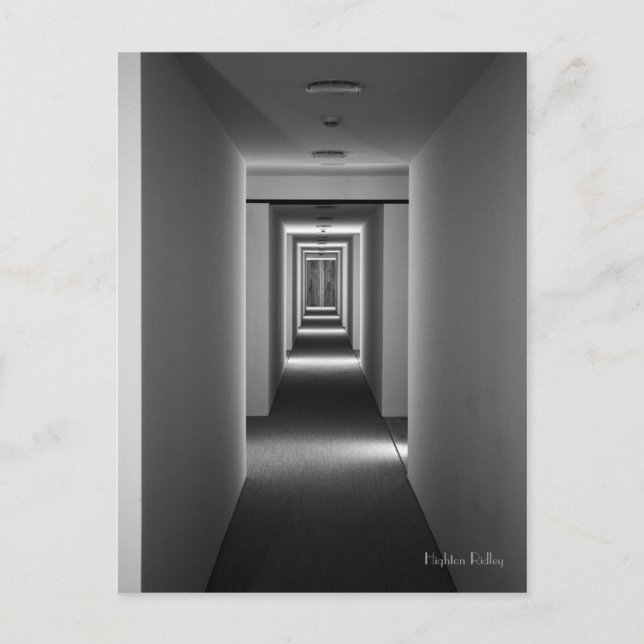 Abstract Architecture Fine Art Invitation Postcard (Front)