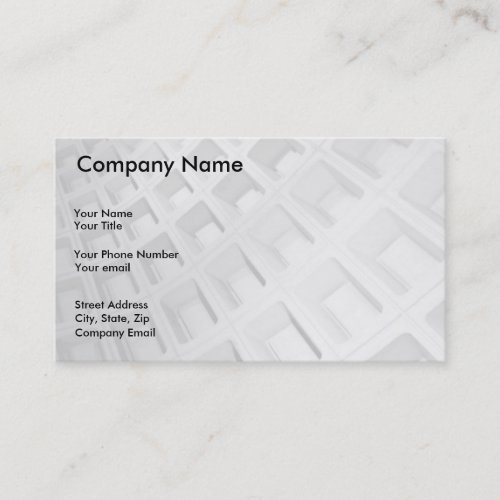 Abstract Architecture in Black and White Business Card Templates