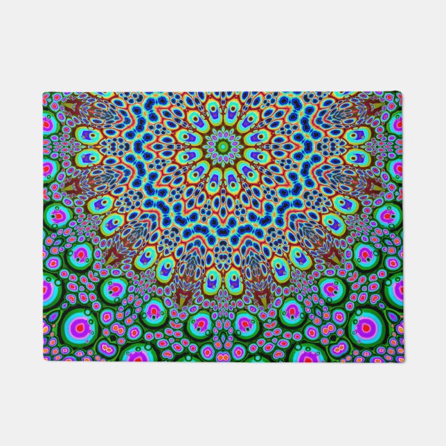 Abstract Array of Colors Doormat (Front)
