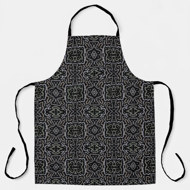 Abstract Arrow Grunge Pattern And Soft Pastels Apron (Front)