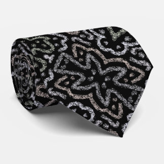 Abstract Arrow Grunge Pattern With Soft Pastels Neck Tie