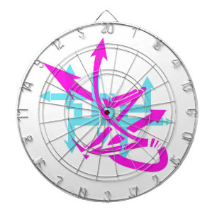 Abstract Arrows Dartboard