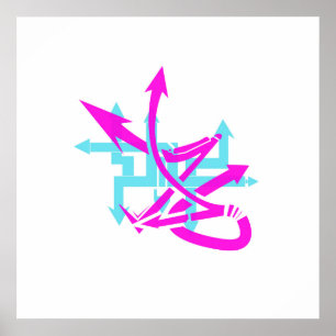 Abstract Arrows Poster