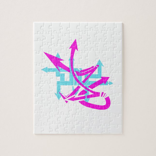 Abstract Arrows Puzzle (Vertical)