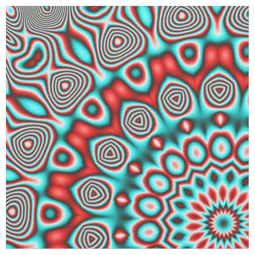 Abstract Art 100 Custom Fabric | Zazzle