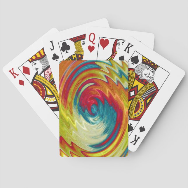 Abstract Art 10 Poker Cards (Back)