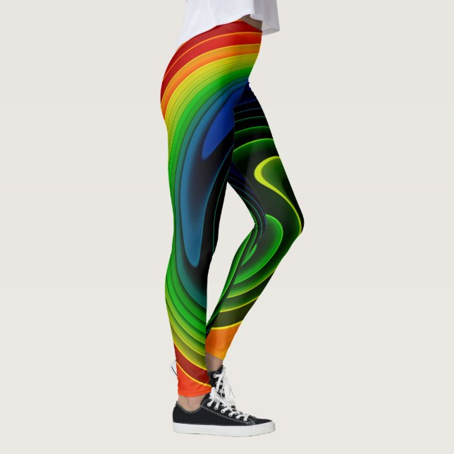 Abstract Art 111 Leggings (Right)