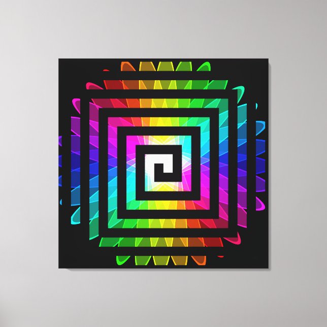 Abstract Art 116 Wrapped Canvas Print (Front)