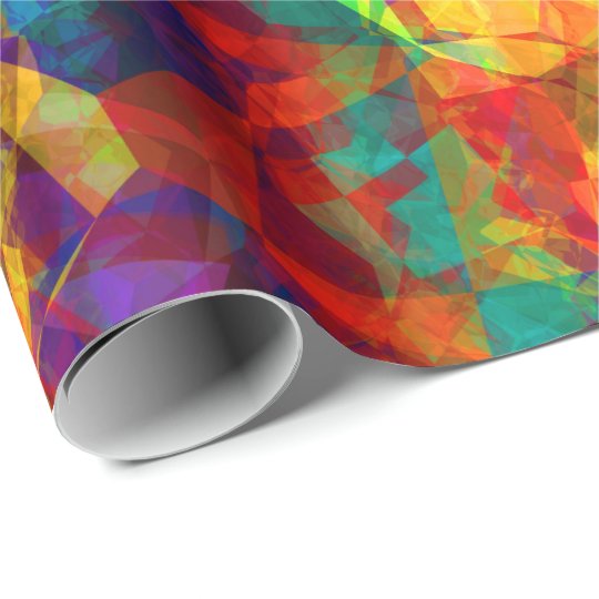Abstract Art 125 Wrapping Paper Zazzle