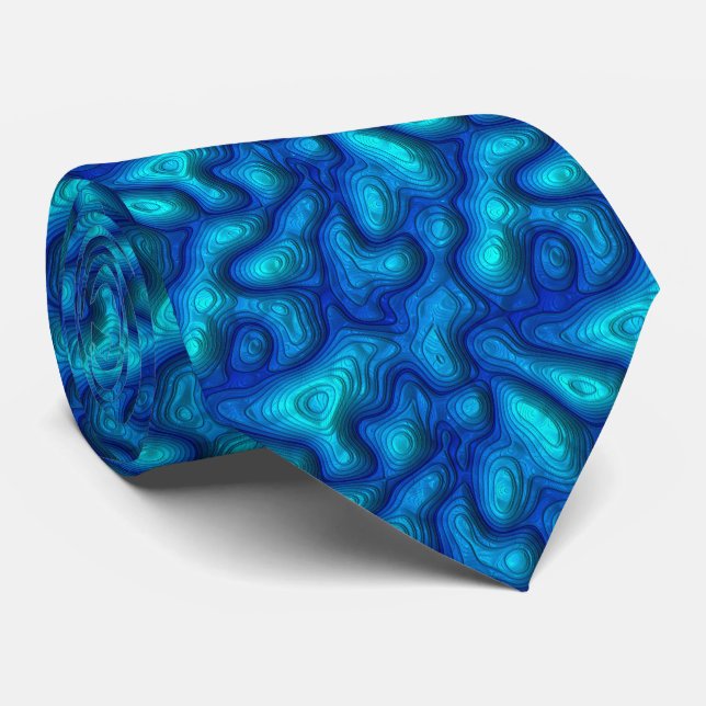 Abstract Art 127 Tie (Rolled)