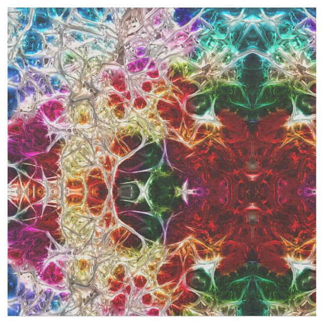 Abstract Art 132 Custom Fabric (Close Up)