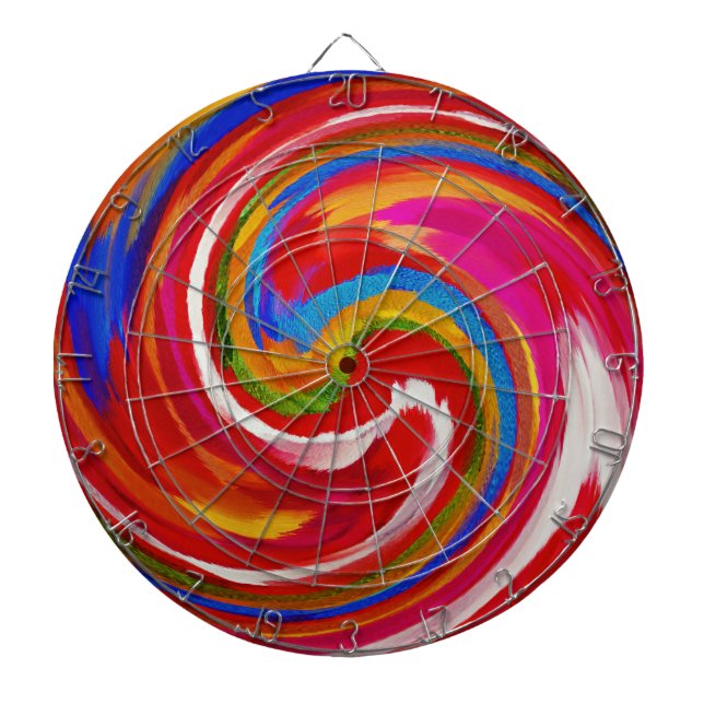 Abstract Art #15 Dartboard (Front)