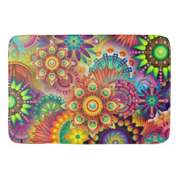 Abstract Art 163 Bath Mat by Ronspassionfordesign at Zazzle