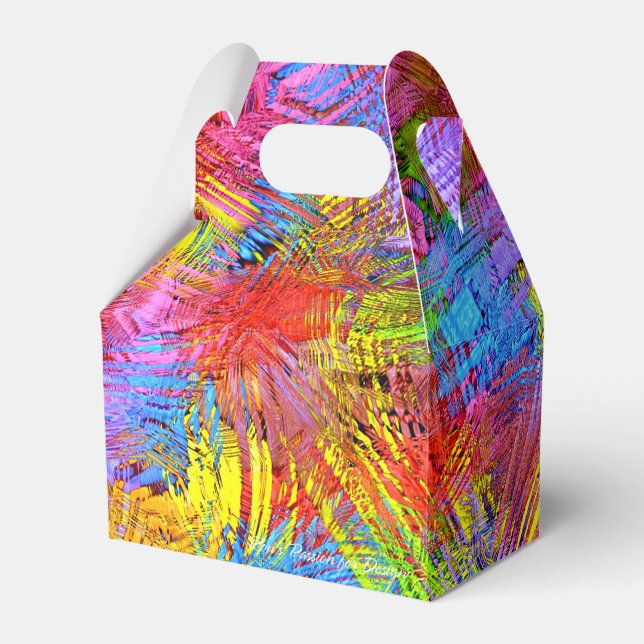 Abstract Art 171 Favor Boxes (Front Side)