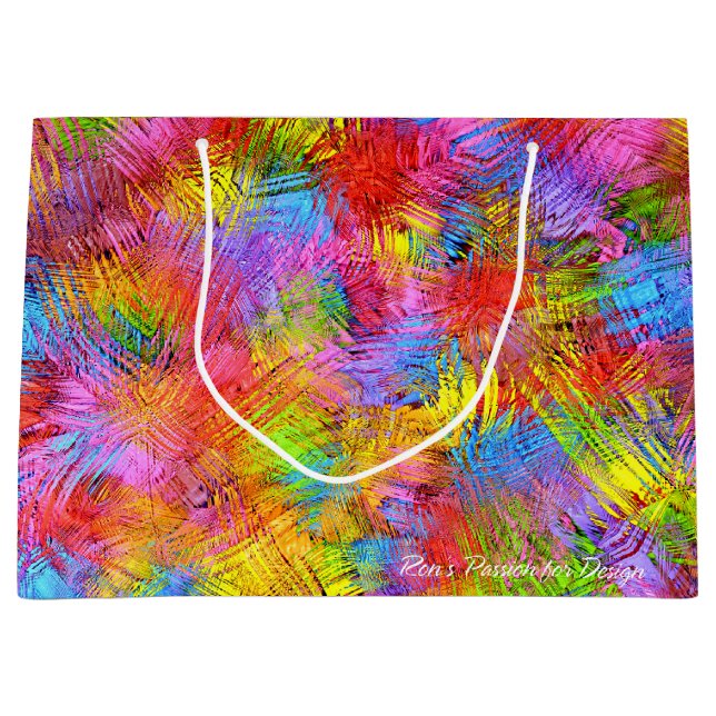 Abstract Art 171 Large Gift Bag (Front)