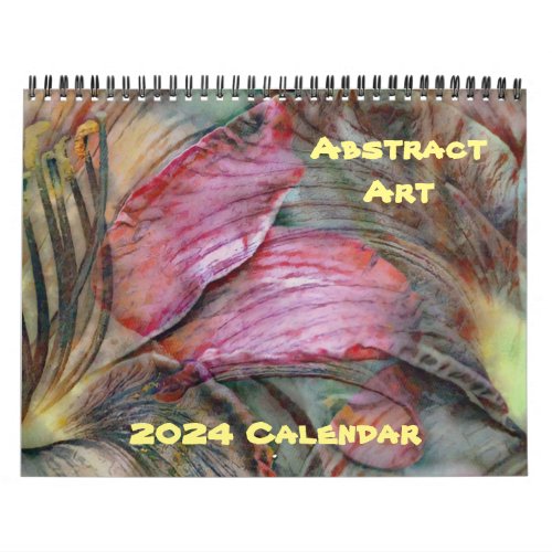 Abstract Art 2024 Calendar