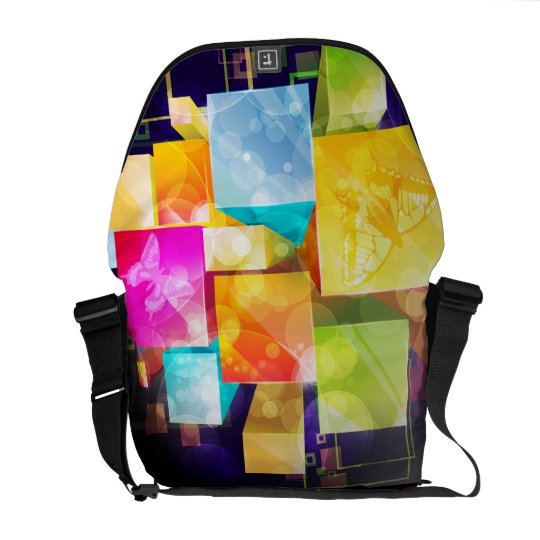 Abstract Art 21 Messenger Bag