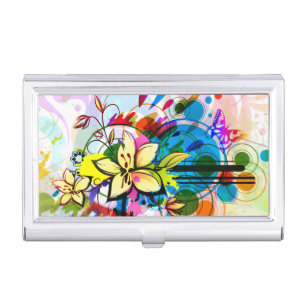Abstract Art 26 Business Card Holder