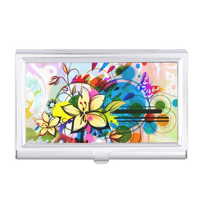 Abstract Art 26 Business Card Holder (Front)