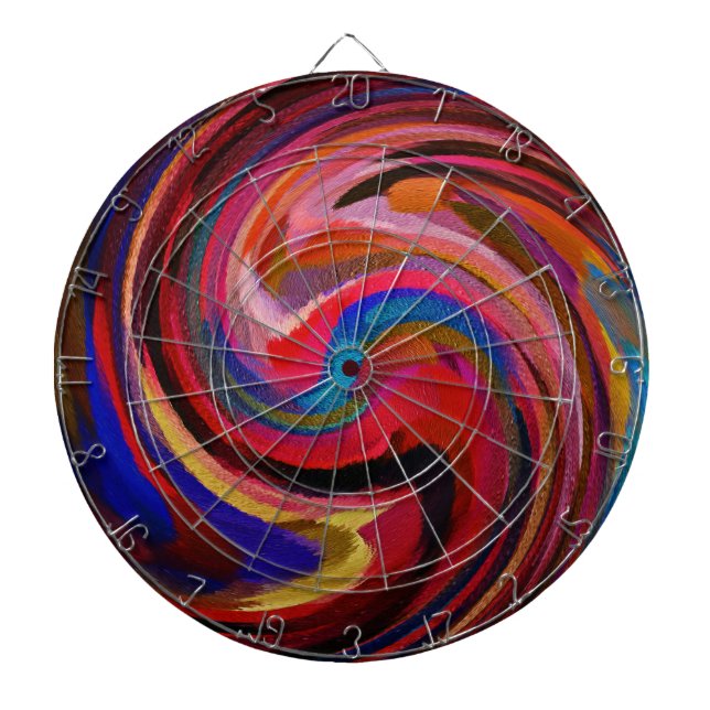 Abstract Art #27 Dartboard (Front)