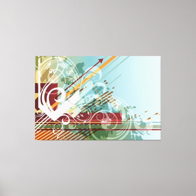 Abstract Art 28 Wrapped Canvas (Front)