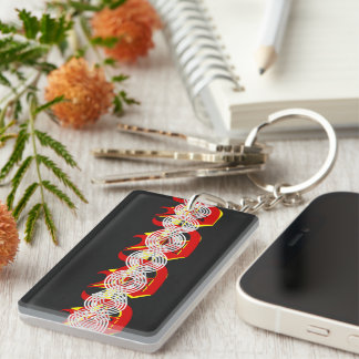 Abstract Art 2 Keychain