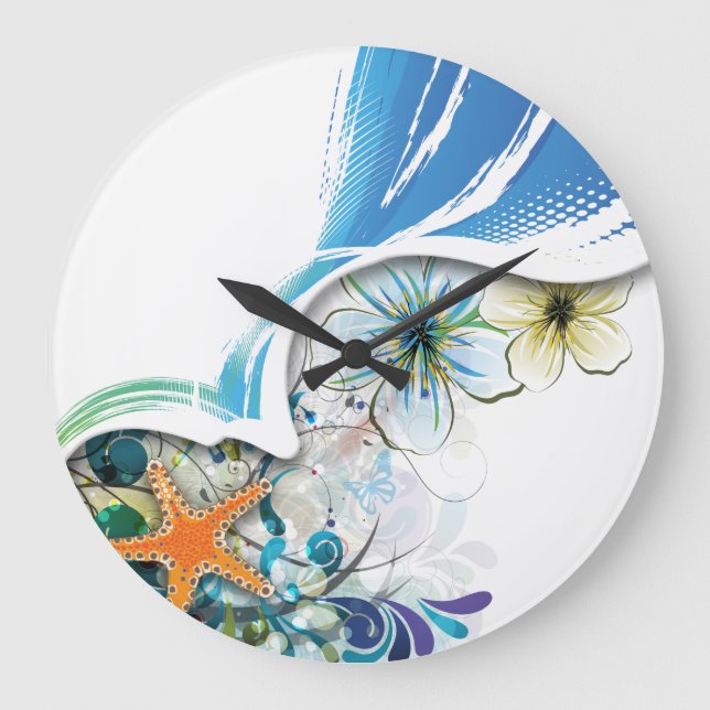 Abstract Art 30 Clock (Front)