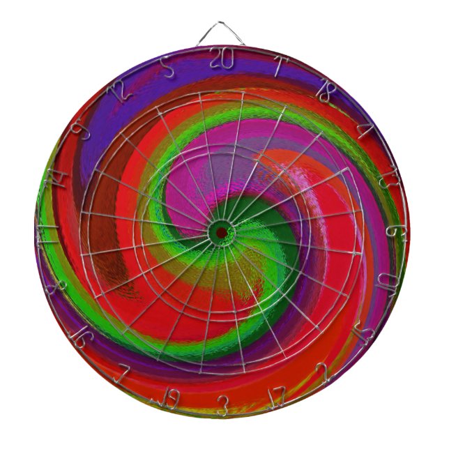 Abstract Art #30 Dart Board (Front)