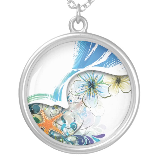 Abstract Art 30 Necklace (Front)