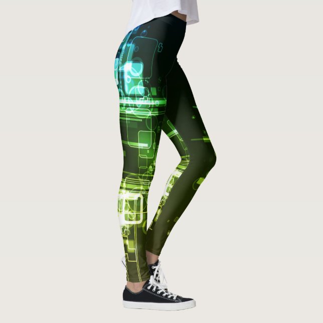 Abstract Art 32 Leggings (Right)