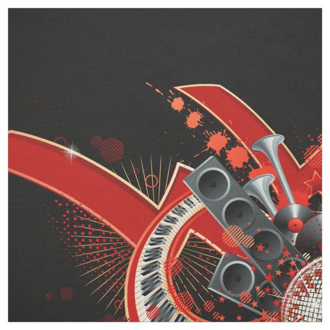 Abstract Art 34 Fabric (Swatch)