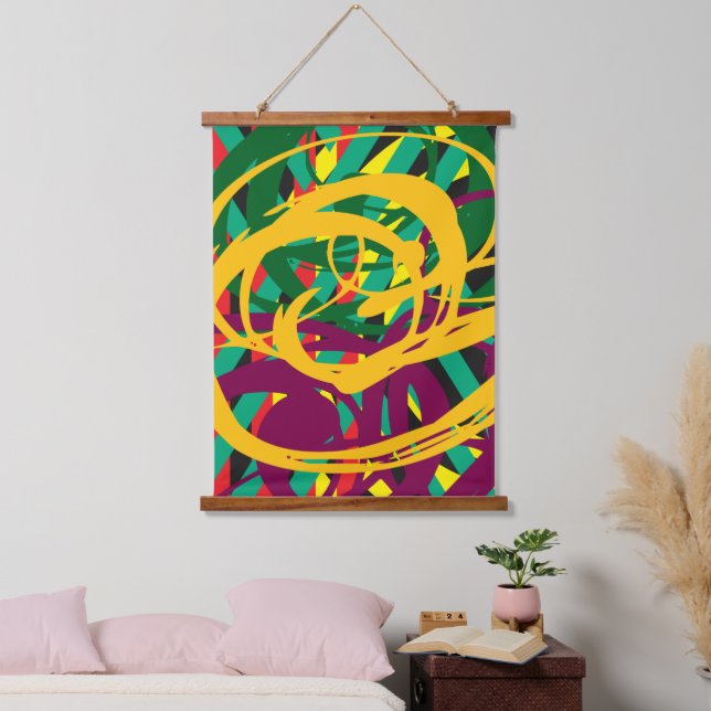 Abstract Art 3 Hanging Tapestry (Bedroom)