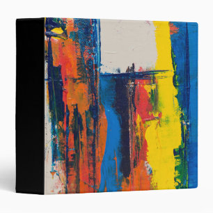 Abstract Art 3 Ring Binder