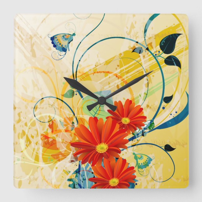 Abstract Art 40 Clock (Front)