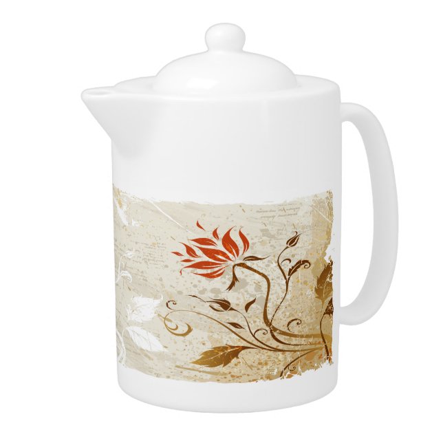 Abstract Art 50 Teapot (Right)